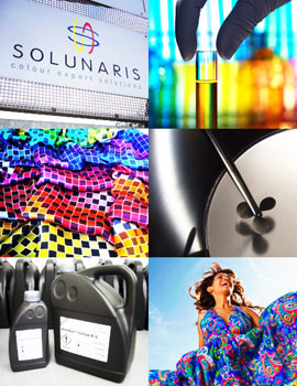 Digital textile printing inks by Solunaris Germany